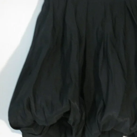 * A New Day Pouf Bubble Skirt XS NWT $25 Black Mini Skirt Stretch Waist - Picture 2 of 4